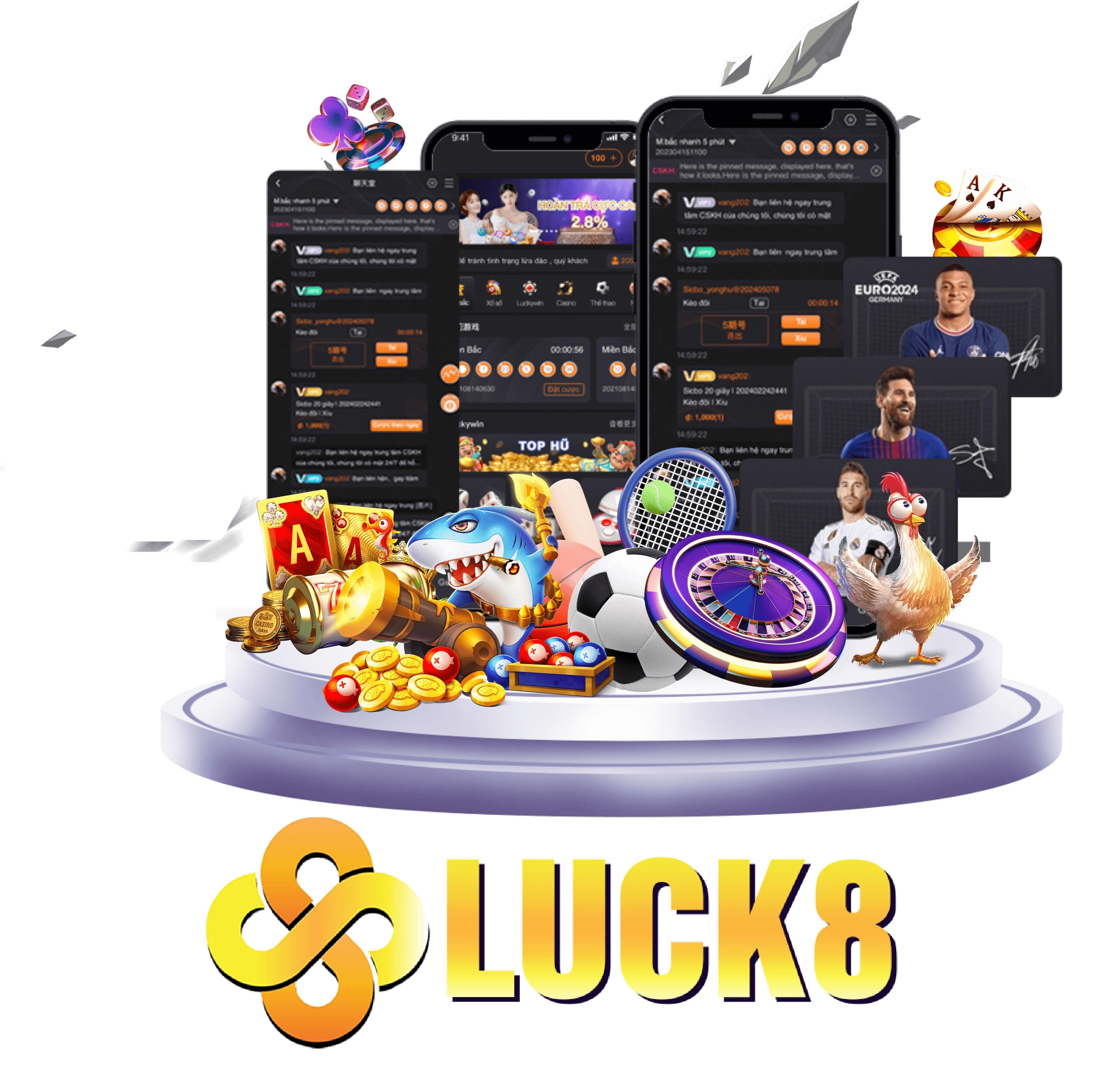 Ứng dụng tại Luck8