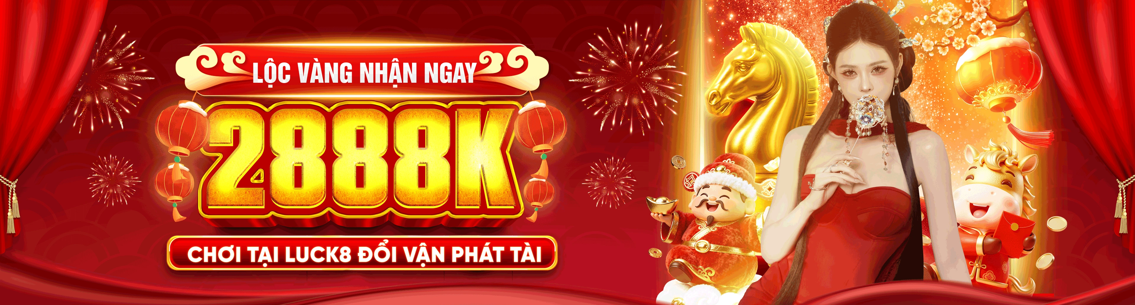 Banner chuyên mục giải trí trực tuyến Luck8