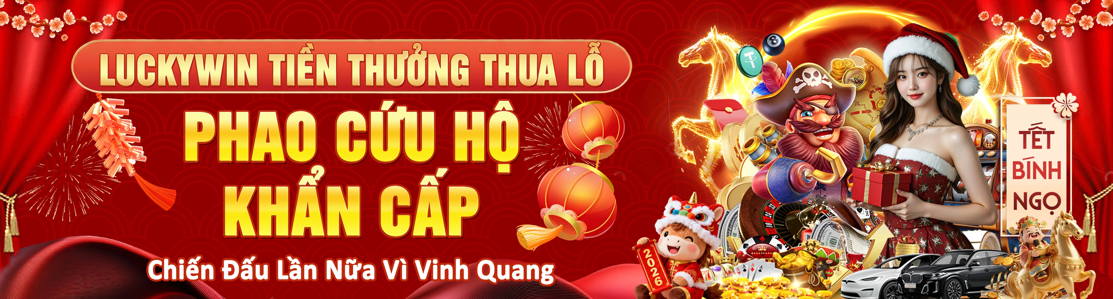 Banner dịch vụ di động và hỗ trợ Luck8